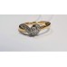 Золотое кольцо с бриллиантами 1.77г